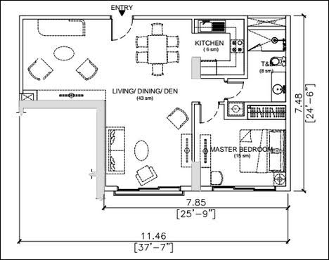 32-sanson_1-bedroom_floor-plan